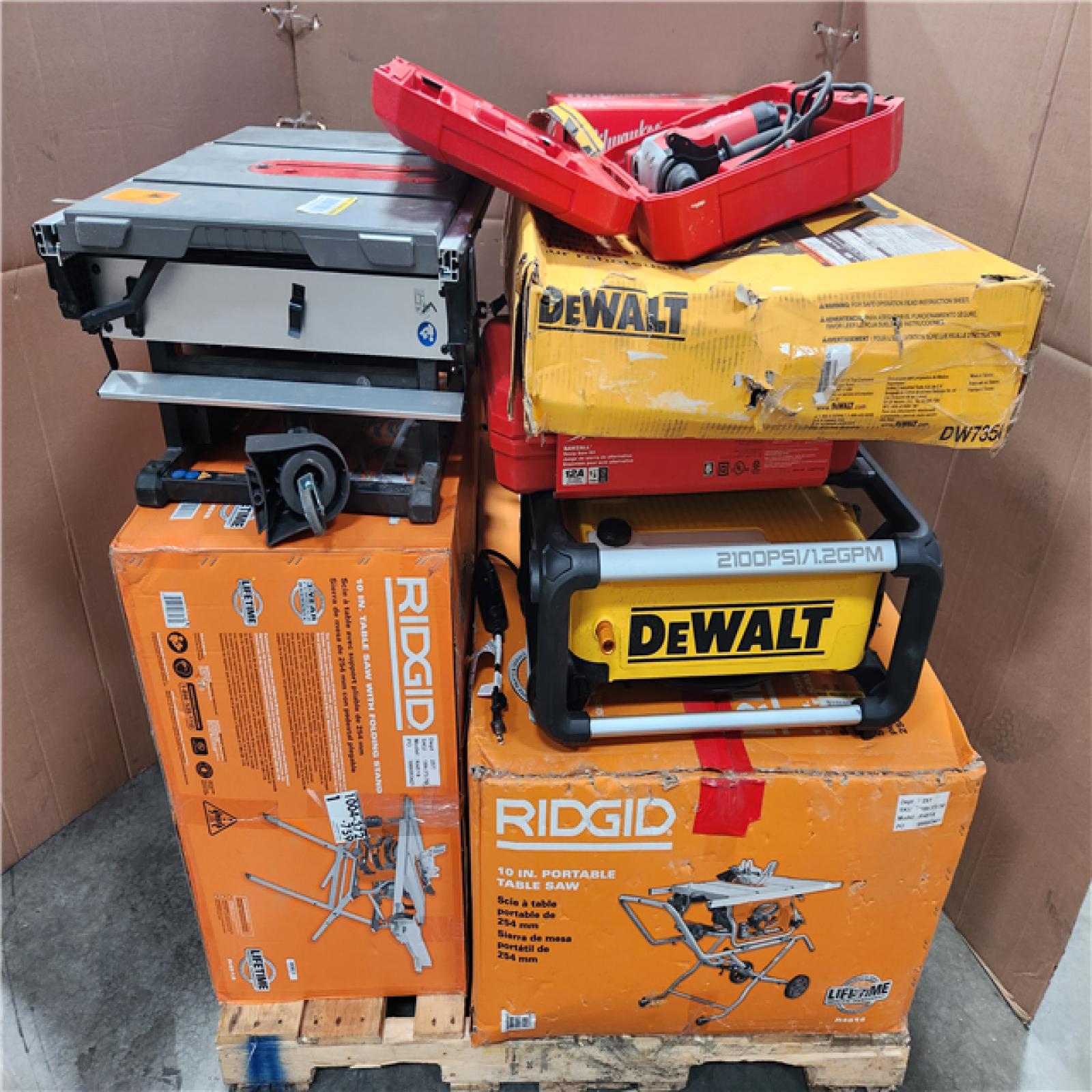 CALIFORNIA AS-IS TOOL PALLET