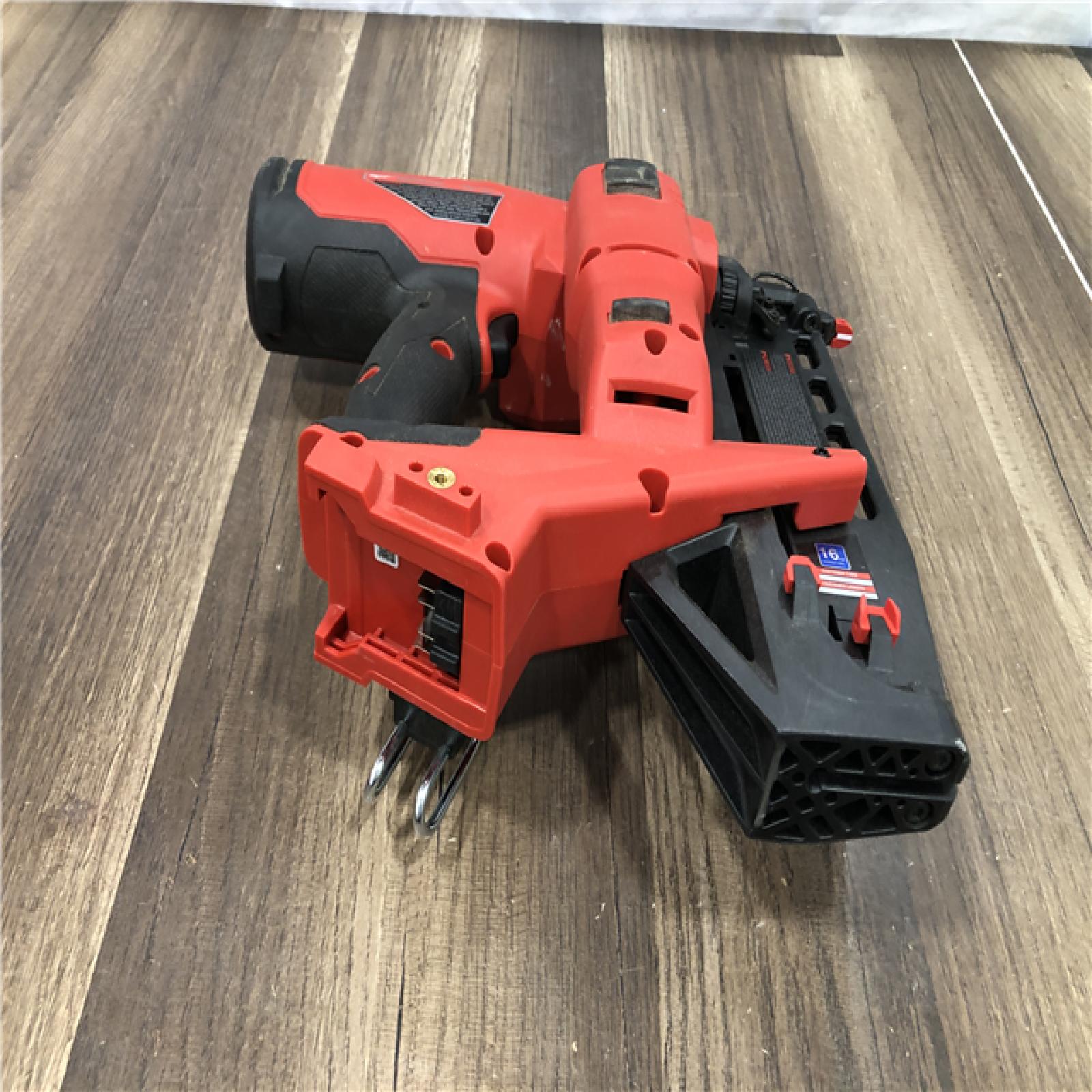 AS-IS Milwaukee FUEL 18-Volt Lithium-Ion Brushless Cordless Gen ll 16-Gauge Straight Finish Nailer (Tool Only)