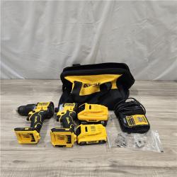AS-IS DeWalt 20V MAX Atomic Cordless 2 Tool Compact Hammer Drill and Impact Driver Kit