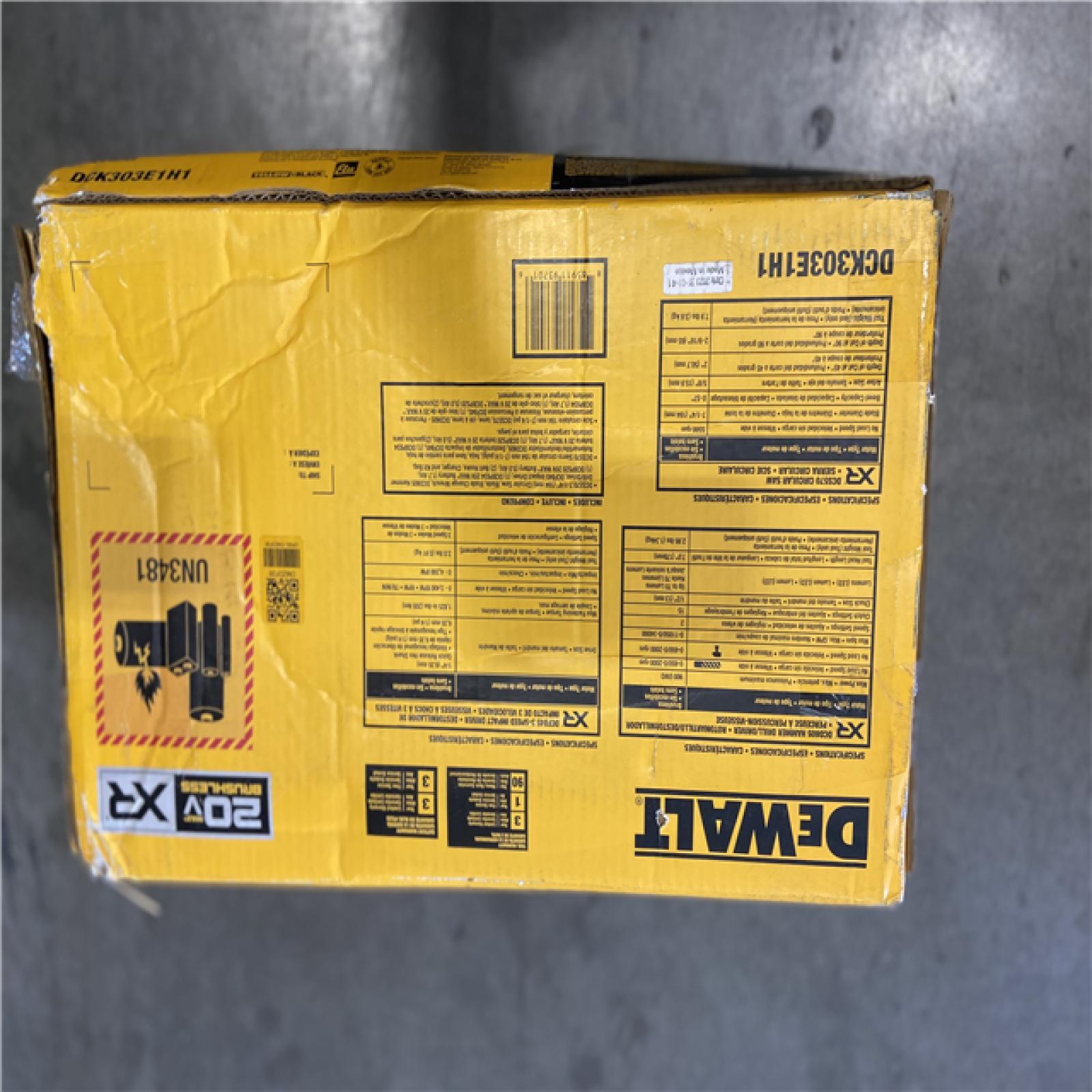 AS-IS - DEWALT 20V MAX Lithium-Ion Cordless 3-Tool Combo Kit