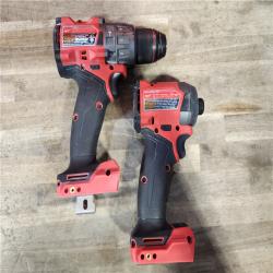 HOUSTON LOCATION - AS-IS MILWAUKEE FUEL 18V Lithium-Ion Brushless Cordless Hammer Drill and Impact Driver Combo Kit