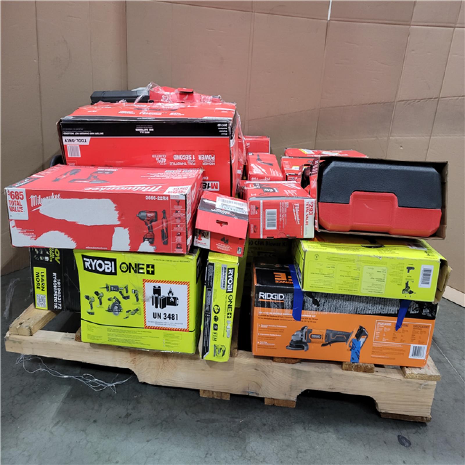 CALIFORNIA AS-IS TOOL PALLET