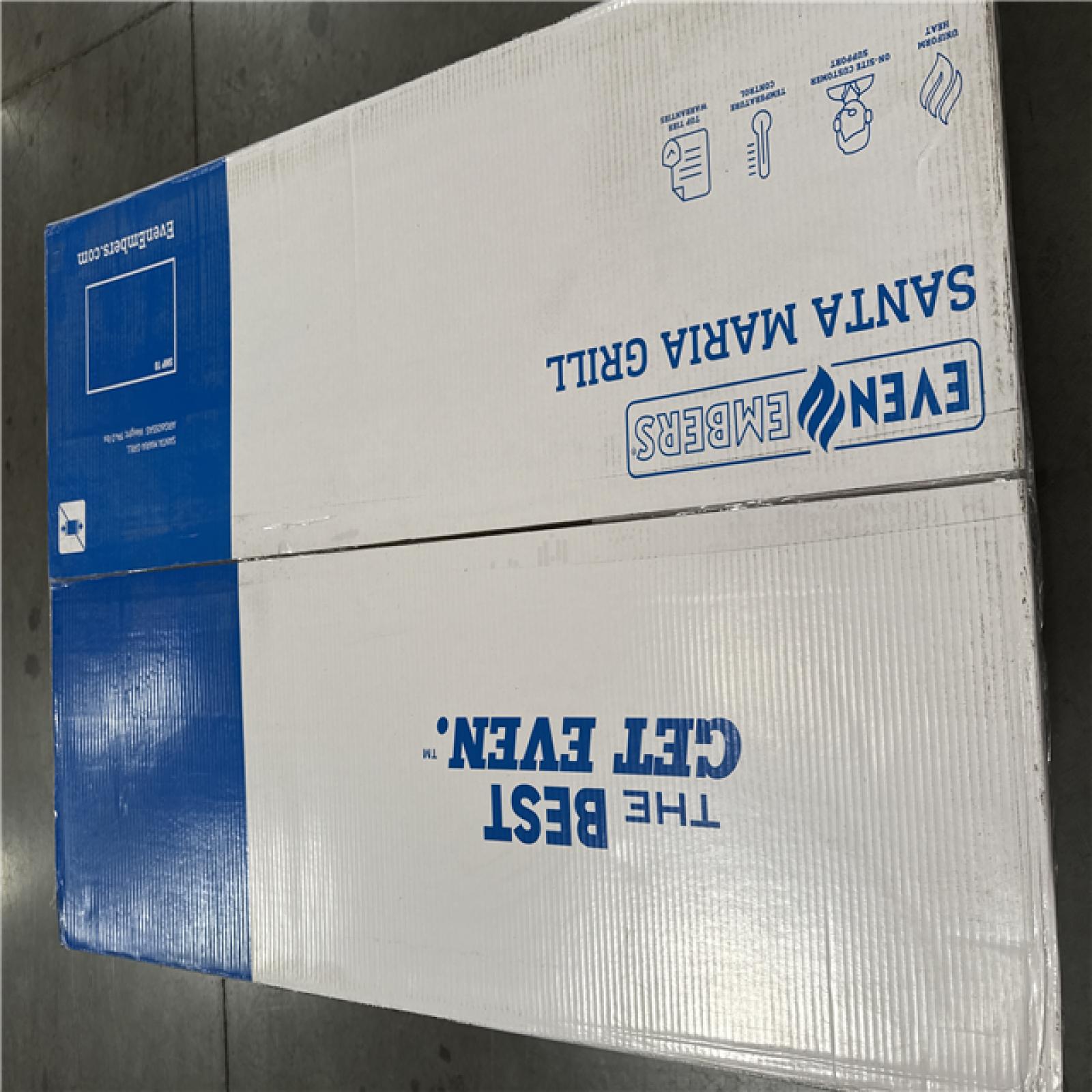 California AS-IS Santa Maria Grill Charcoal or Hardwood (Damaged Box)