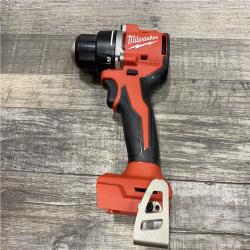 AS-IS Milwaukee 18V Lithium-Ion Brushless Cordless 1/2 in. Compact Drill/Driver Kit