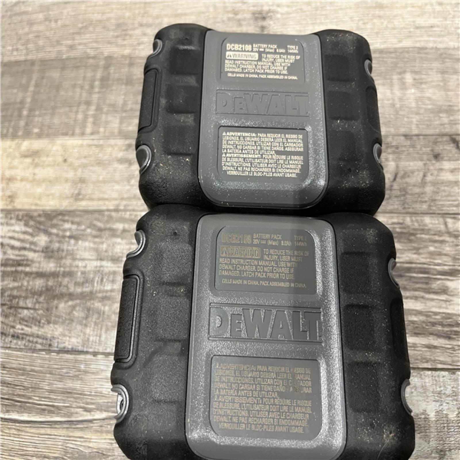AS-IS DEWALT 20V MAX XR Lithium-Ion 8.0 Ah Battery Pack (2-Pack)