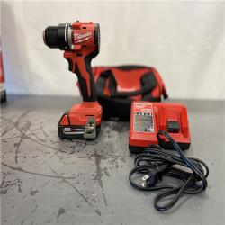 AS-IS- Milwaukee M18 Compact Next Gen 1/2 in. Brushless Cordless Drill/Driver Kit (Battery & Charger)