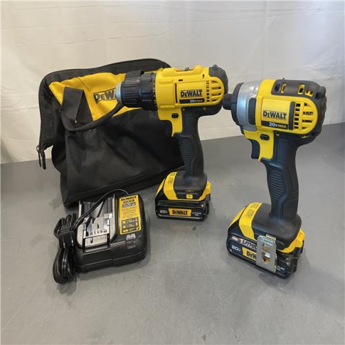 AS-IS - DeWALT 20V MAX Cordless Drill/Impact 2 Tool Combo Kit