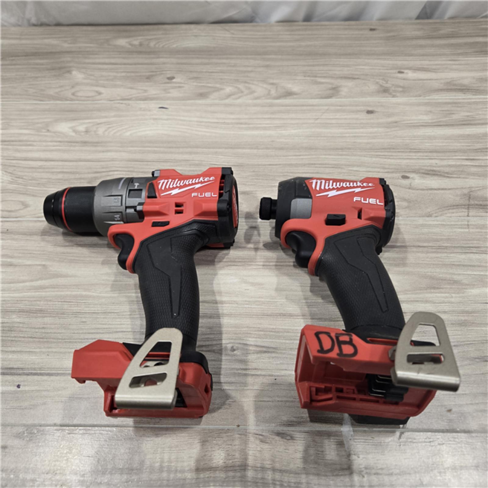 AS-IS MILWAUKEE FUEL 18V Cordless Hammer Drill and Impact Driver Combo Kit
