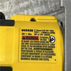 AS-IS DEWALT 20V XR Cordless 3 in. Cut-Off Tool (Tool Only)