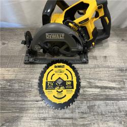 AS-IS DEWALT FLEXVOLT 60V MAX Cordless Brushless 7-1/4 in. Wormdrive Style Circular Saw (Tool Only)