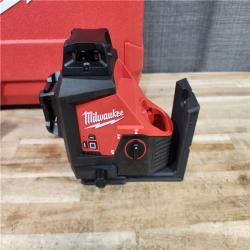 HOUSTON LOCATION - AS-IS Milwaukee 12-Volt Lithium-Ion Cordless Green 250 ft. 3-Plane Laser Level Kit