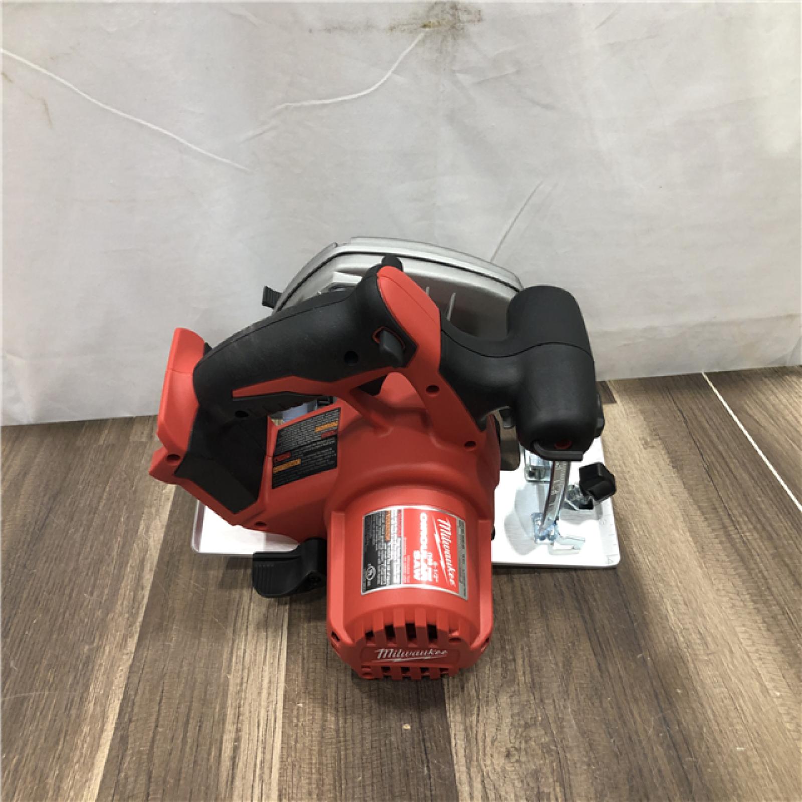 AS-IS Milwaukee 18V Lithium-Ion Cordless 6-1/2 in. Circular Saw (Tool-Only)