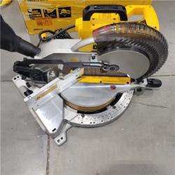 AS-IS  DEWALT 15 Amp Corded 10 in. Compound Single Bevel Miter Saw