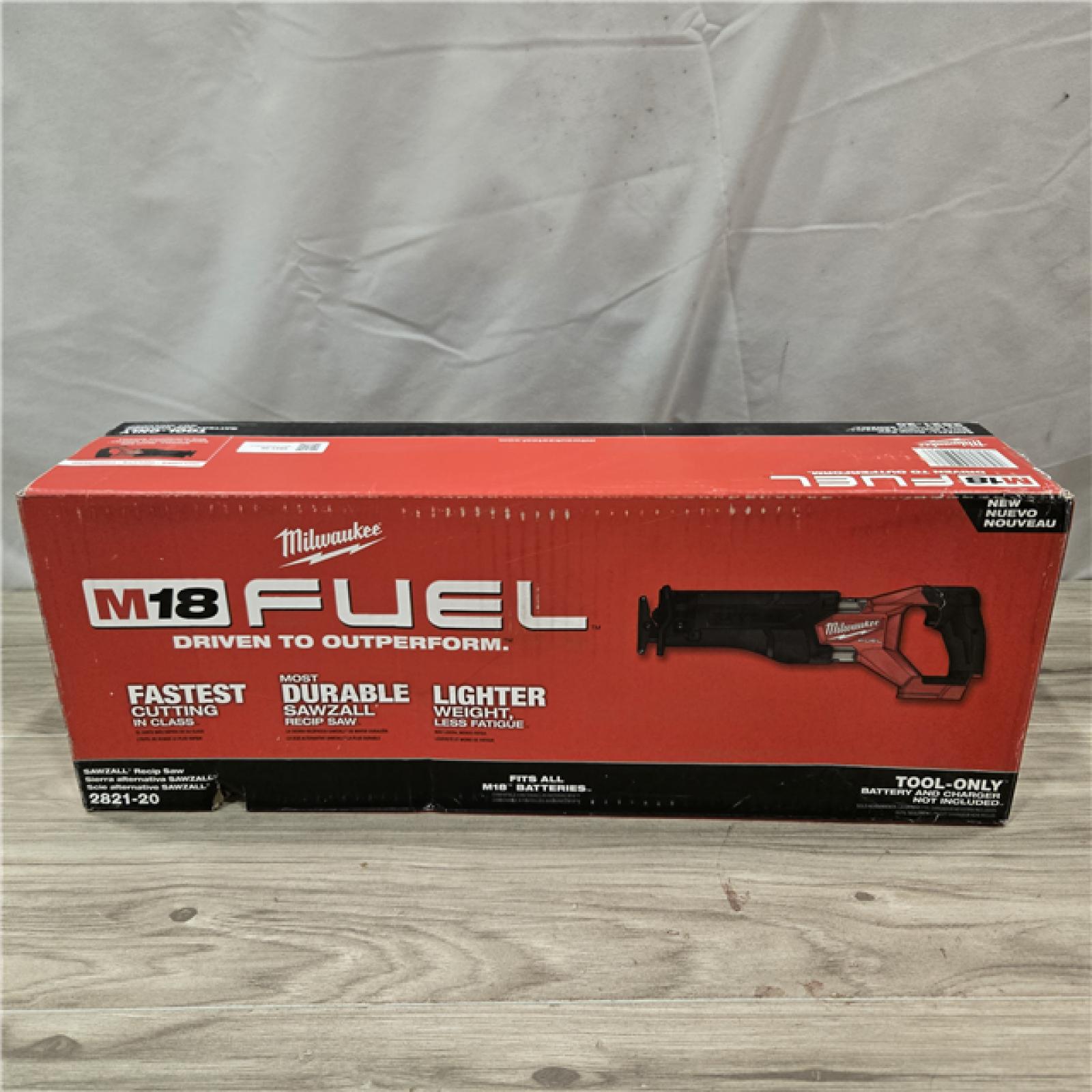 NEW! - Milwaukee M18 Fuel Sawzall Cordless Reciprocating Saw (TOOL ONLY)