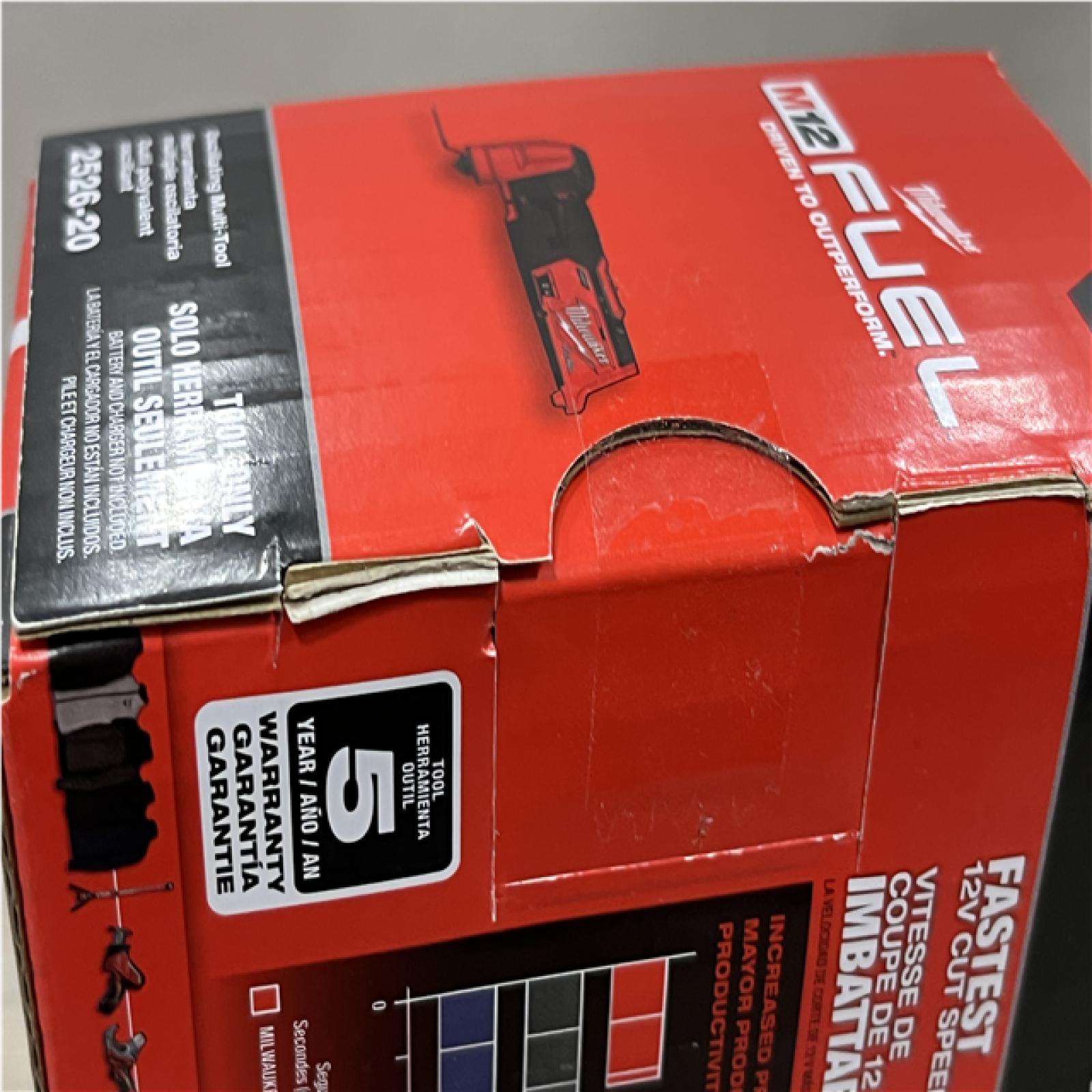 NEW - Milwaukee FUEL 12V Lithium-Ion Cordless Oscillating Multi-Tool (Tool-Only)