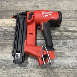 AS-IS Milwaukee FUEL 18-Volt Lithium-Ion Brushless Cordless Gen II 18-Gauge Brad Nailer (Tool-Only)