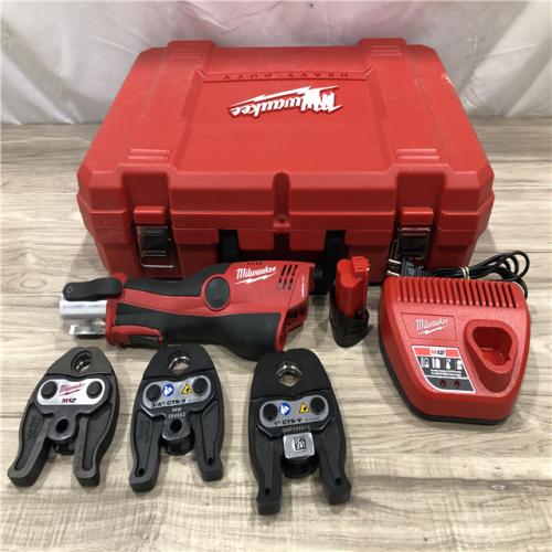 AS-IS MILWAUKEE 12-Volt Lithium-Ion Force Logic Cordless Press Tool Kit