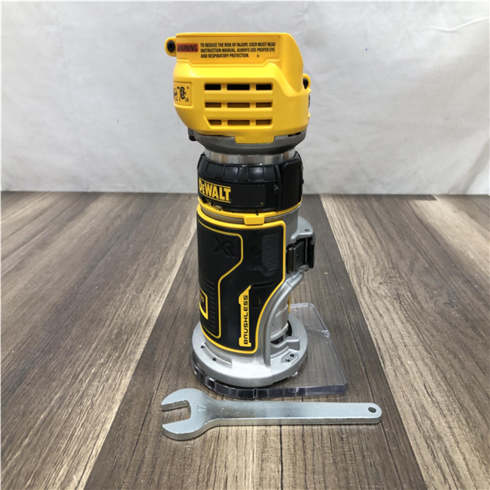 AS-IS DEWALT 20V MAX XR Cordless Brushless Fixed Base Compact Router (Tool Only)