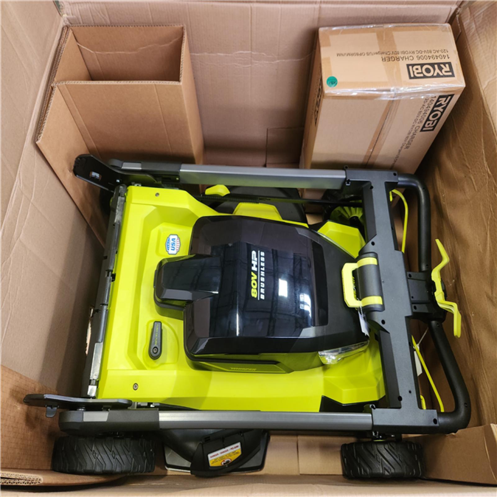 Phoenix NEW RYOBI 80V HP Brushless Battery Cordless Electric 30 in. Multi-Blade Lawn Mower with Battery and Charger