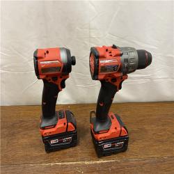 AS-IS M18 FUEL 18V Lithium-Ion Brushless Cordless Hammer Drill and Impact Driver Combo Kit (2-Tool) with 2 Batteries