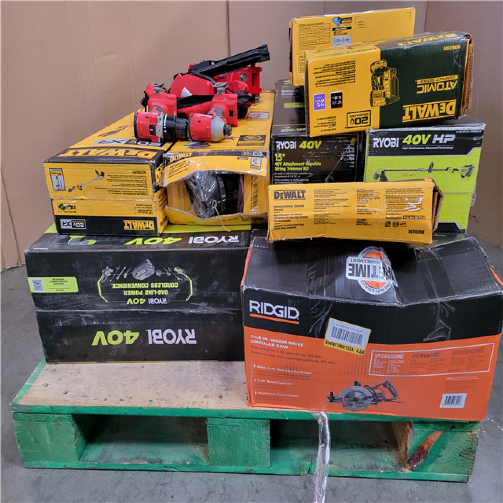 CALIFORNIA AS-IS TOOL PALLET