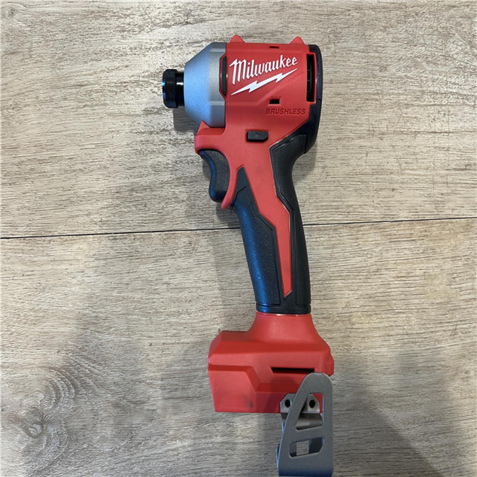 AS-IS Milwaukee  18V Lithium-Ion Brushless Cordless 1/4 in. Compact Impact Driver (Tool Only)