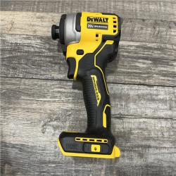 AS-IS DEWALT Atomic 20V Max Lithium-Ion Brushless Cordless Compact 1/4 in. Impact Driver Kit