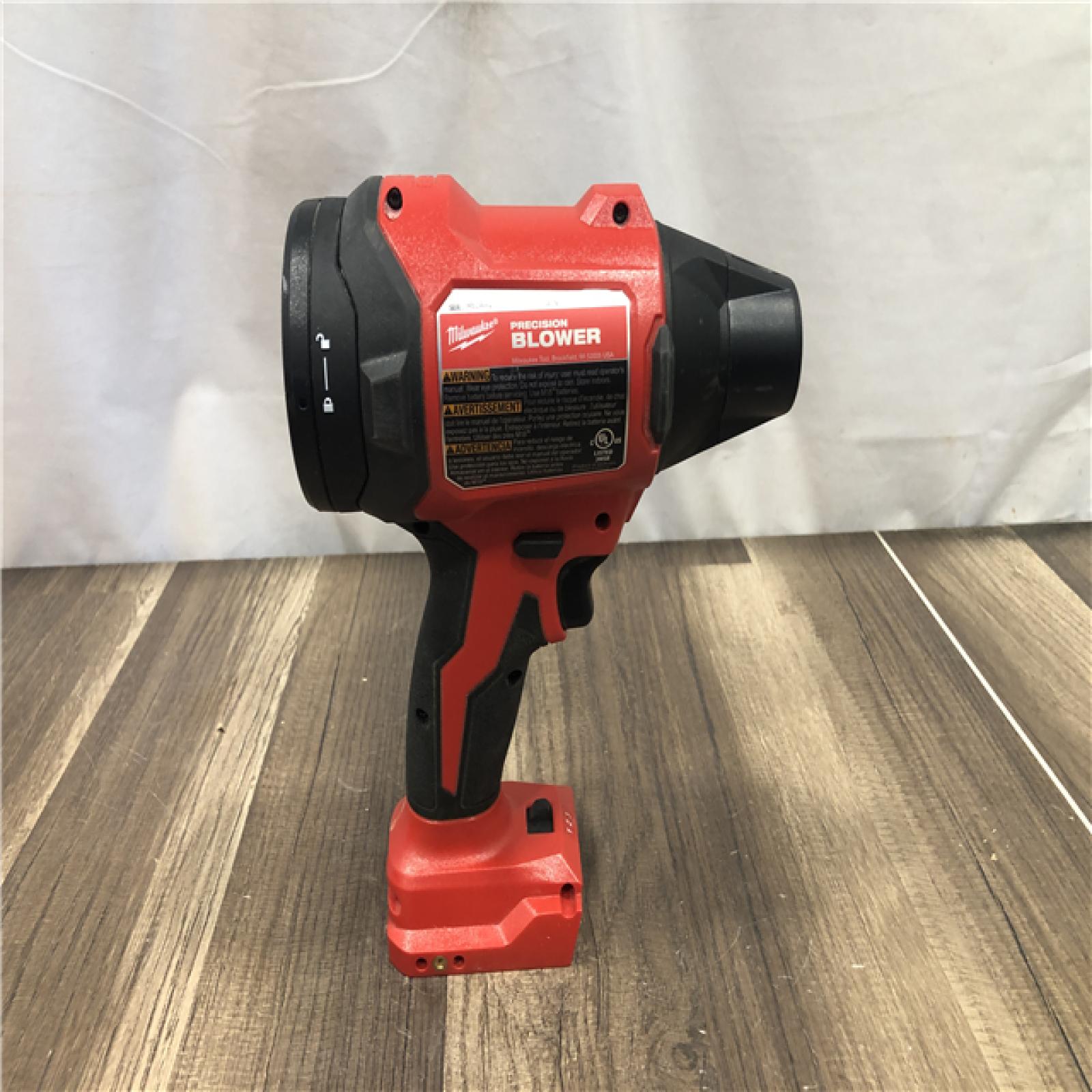 AS-IS Milwaukee 18V Lithium-Ion 570 MPH Brushless Cordless Precision Blower with Variable Speed Trigger and Trigger Lock