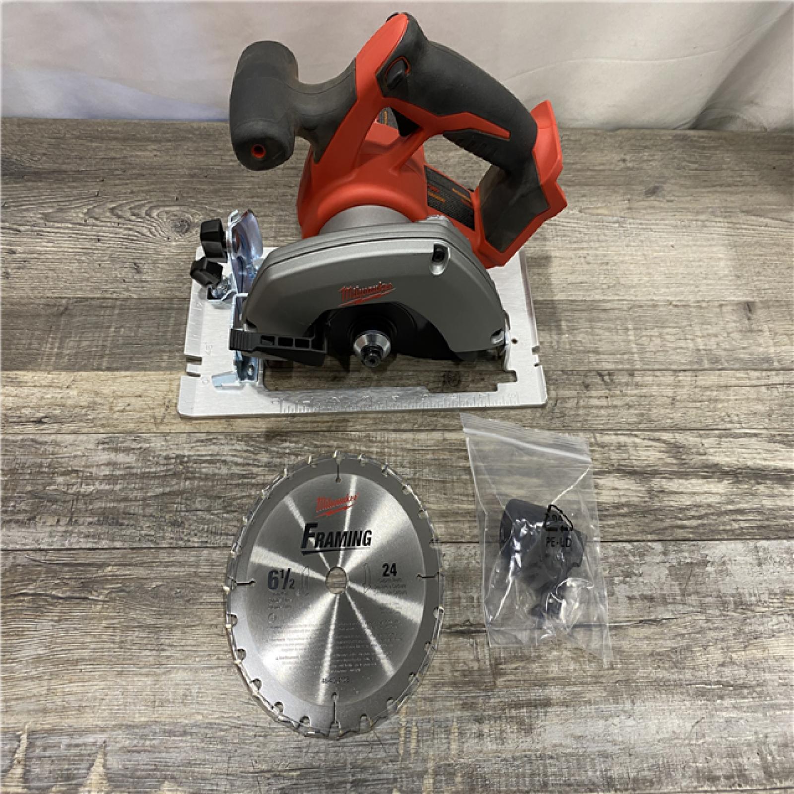 AS-IS Milwaukee 18V Lithium-Ion Cordless 6-1/2 in. Circular Saw (Tool-Only)