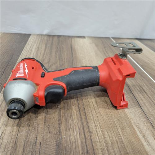 AS-IS Milwaukee  M18 18V Lithium-Ion Brushless Cordless 1/4 in. Compact Impact Driver (Tool Only)