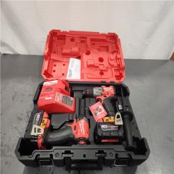 AS-IS- Milwaukee  FUEL 18V Lithium-Ion Brushless Cordless Hammer Drill and Impact Driver Combo Kit