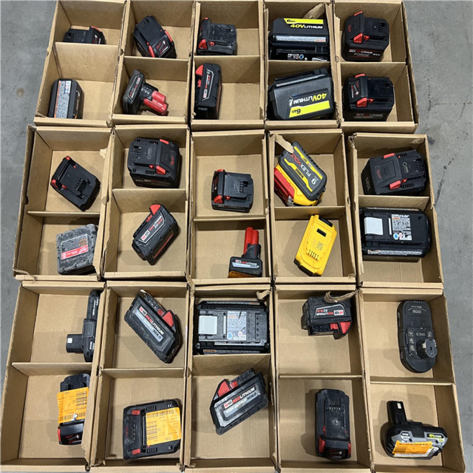 DALLAS LOCATION-  AS-IS BATTERY PALLET