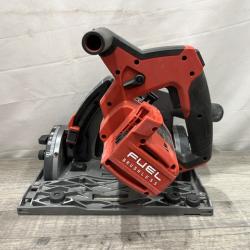 AS-IS Milwaukee FUEL 18V Lithium-Ion Cordless Brushless 6-1/2 in. Plunge Cut Track Saw (Tool-Only)