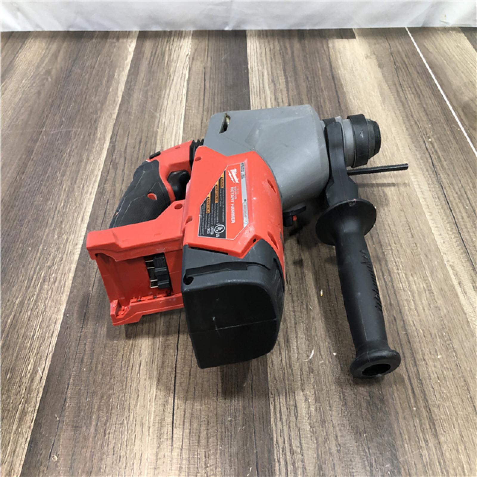 AS-IS Milwaukee FUEL 18V Lithium-Ion Brushless Cordless 1 in. SDS-Plus Rotary Hammer (Tool-Only)