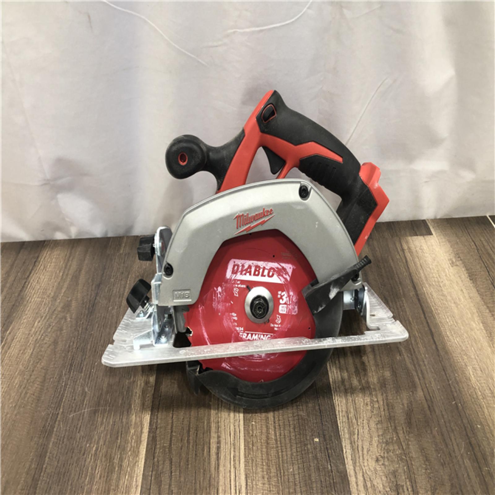 AS-IS Milwaukee 18V Lithium-Ion Cordless 6-1/2 in. Circular Saw (Tool-Only)