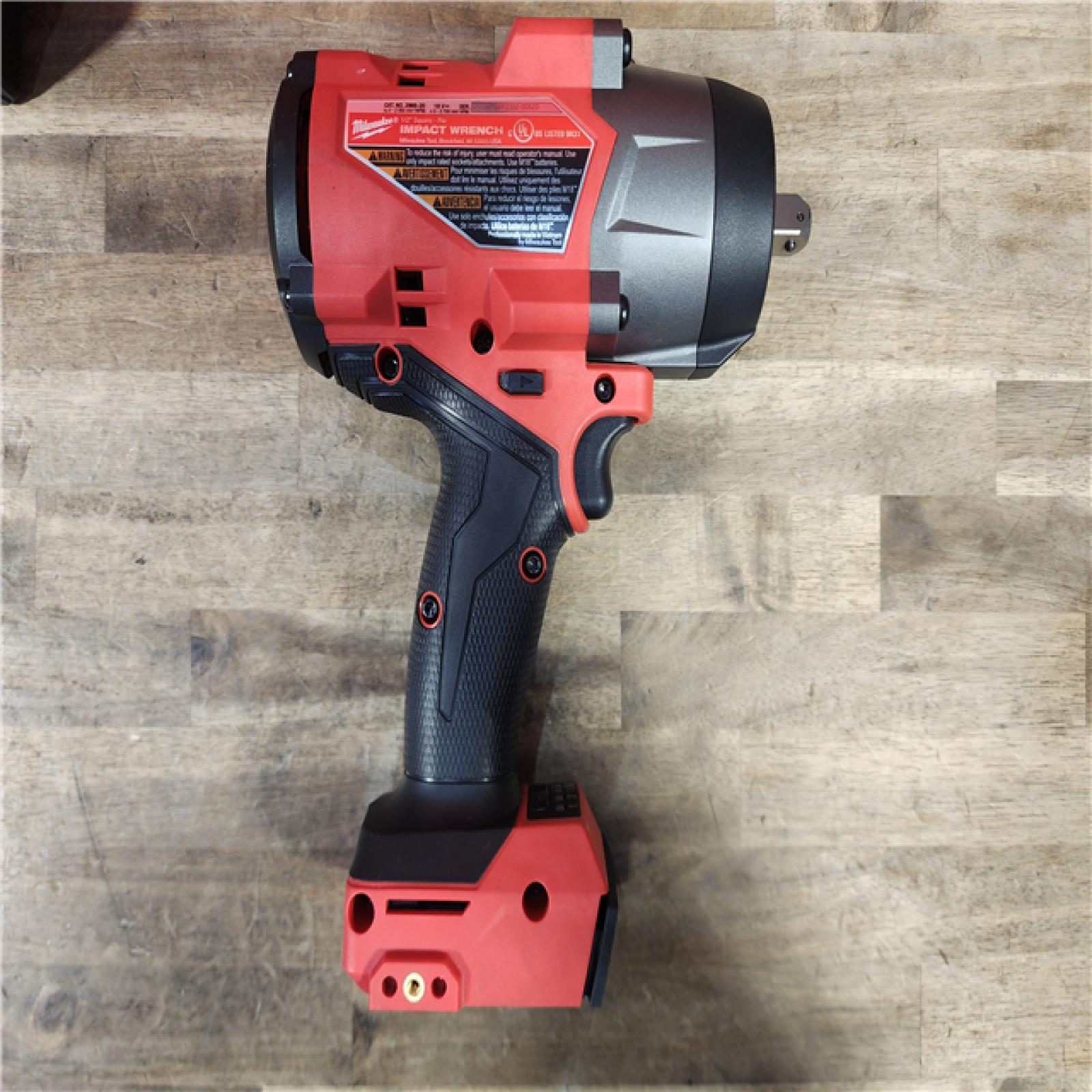 HOUSTON LOCATION - AS-IS (APPEARS LIKE NEW) M18 FUEL18-Volt Lithium-Ion Brushless Cordless High Torque 1/2 in. Impact Wrench with Pin Detent Kit