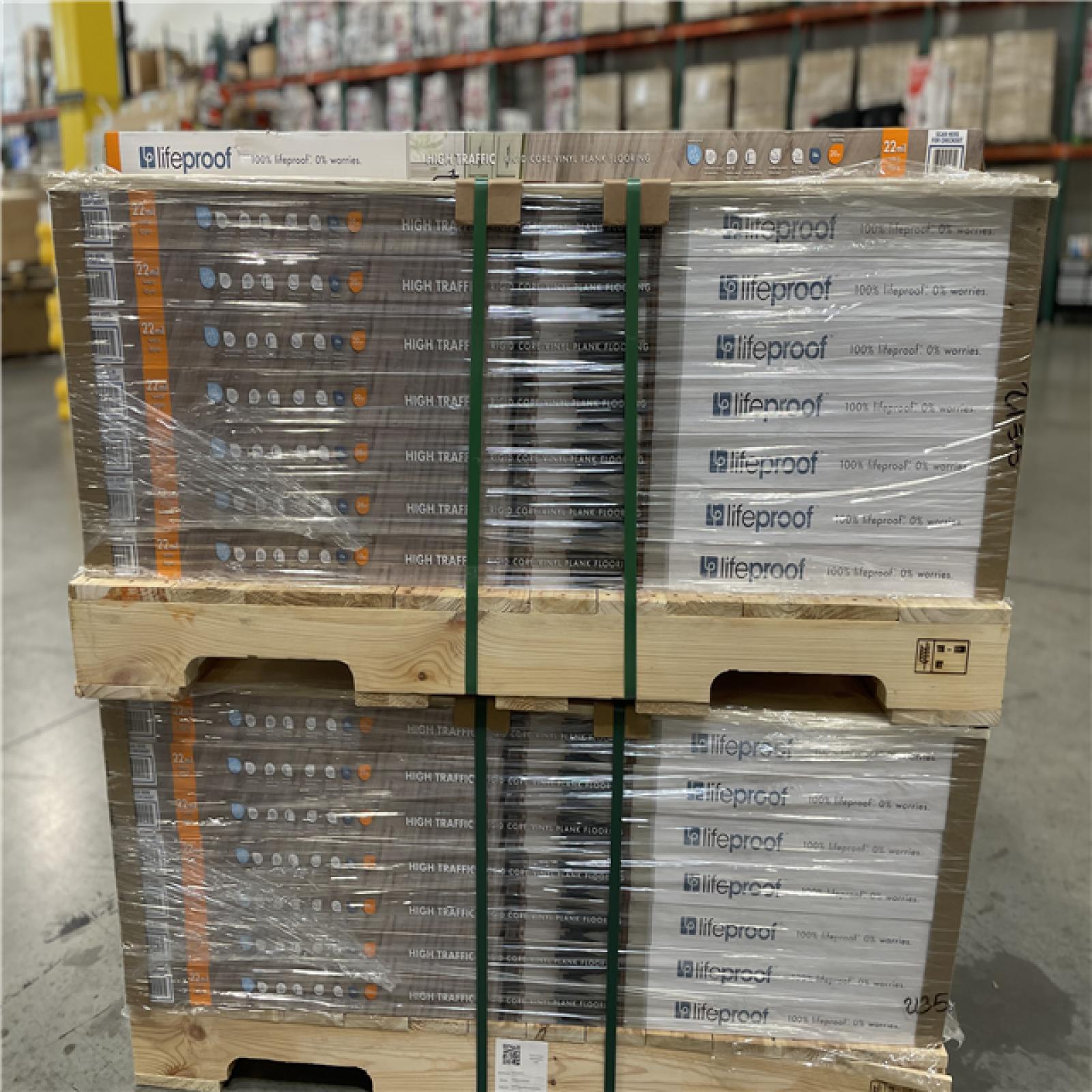 DALLAS LOCATION- Lifeproof Sterling Oak 22 MIL x 8.7 in. W x 48 in. L Vinyl Plank Flooring PALLET (58 CASES)