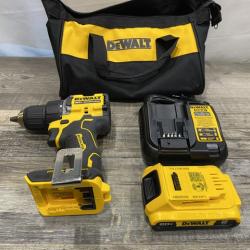 AS-IS DEWALT Atomic 20V Lithium-Ion Cordless Compact 1/2 in. Drill/Driver Kit