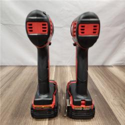 AS-IS- Milwaukee 18V Cordless Brushed 2-Tool Drill/Driver and Impact Driver Kit