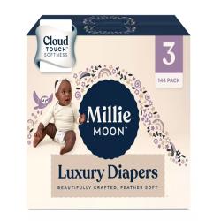 DALLAS LOCATION- Millie Moon Luxury Disposable Diapers - Size 3 PALLET-(20 CASES)