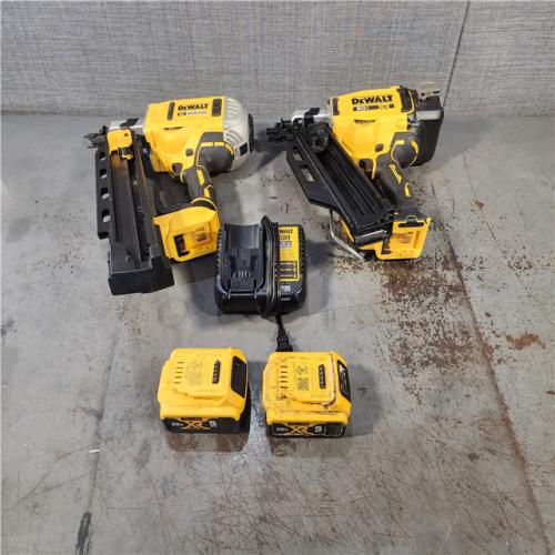 HOUSTON LOCATION - AS-IS DEWALT 2 Tool Combo Kit W/ (2) Battery & Charger