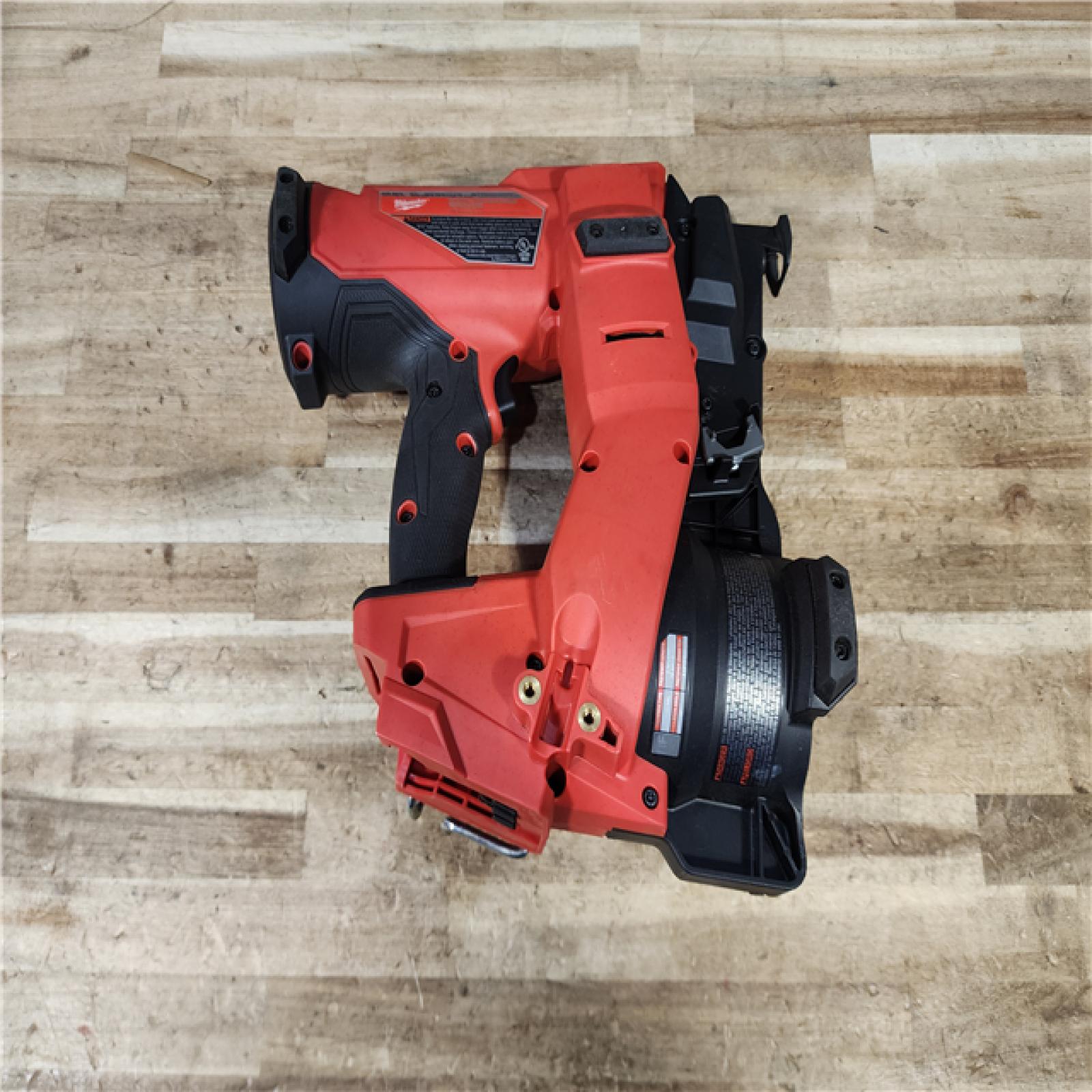HOUSTON LOCATION - AS - IS Milwaukee FUEL 18-Volt Lithium-Ion Brushless Cordless Coil Roofing Nailer (Tool Only)