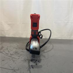 AS-IS- Milwaukee Tool 10,000 PSI 14 Oz Battery-Operated Grease Gun - 48 Flexible Hose, 31 Strokes/oz