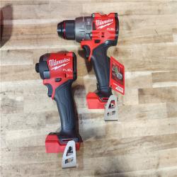 HOUSTON LOCATION - AS-IS Milwaukee FUEL 18V Lithium-Ion Brushless Cordless Hammer Drill and Impact Driver Combo Kit