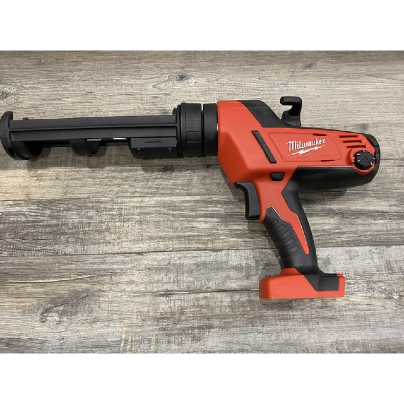 AS-IS Milwaukee 18-Volt Lithium-Ion Cordless 10 oz. Caulk and Adhesive Gun (Tool-Only)