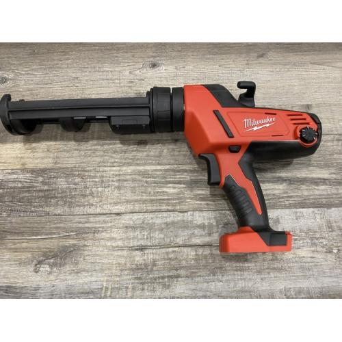 AS-IS Milwaukee 18-Volt Lithium-Ion Cordless 10 oz. Caulk and Adhesive Gun (Tool-Only)