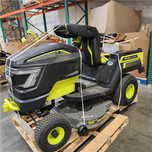 Dallas Location - As-Is RYOBI 80V HP Brushless 54 in. Battery Electric Cordless Zero Turn Riding Mower (3) 80V Batteries  and Charger