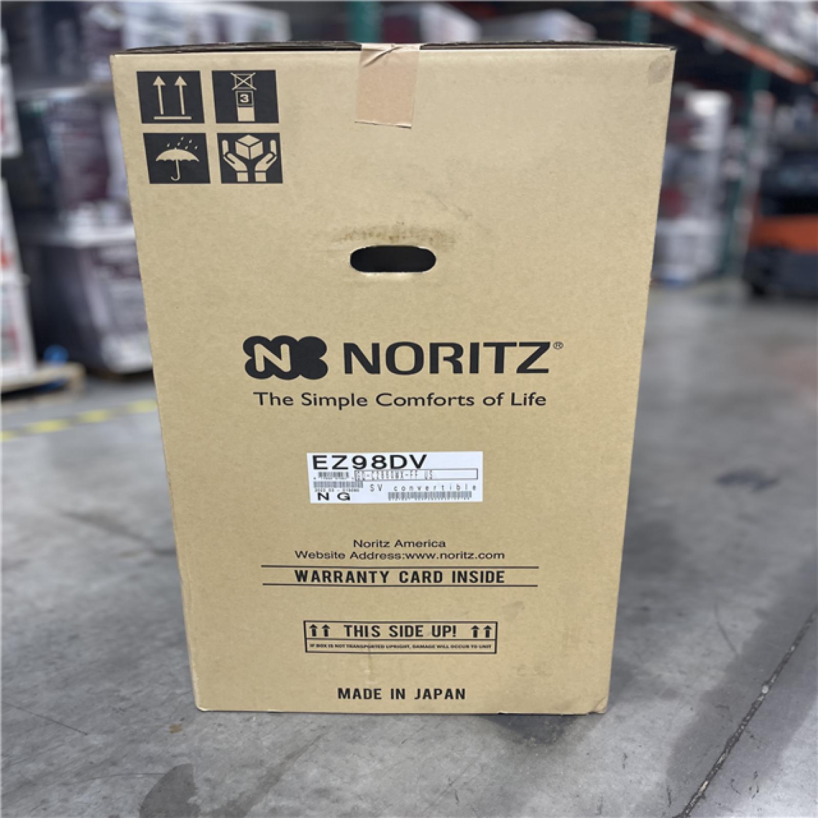 NEW! - NORITZ 180 MBH Indoor/Outdoor Condensing Natural Gas Tankless Water Heater