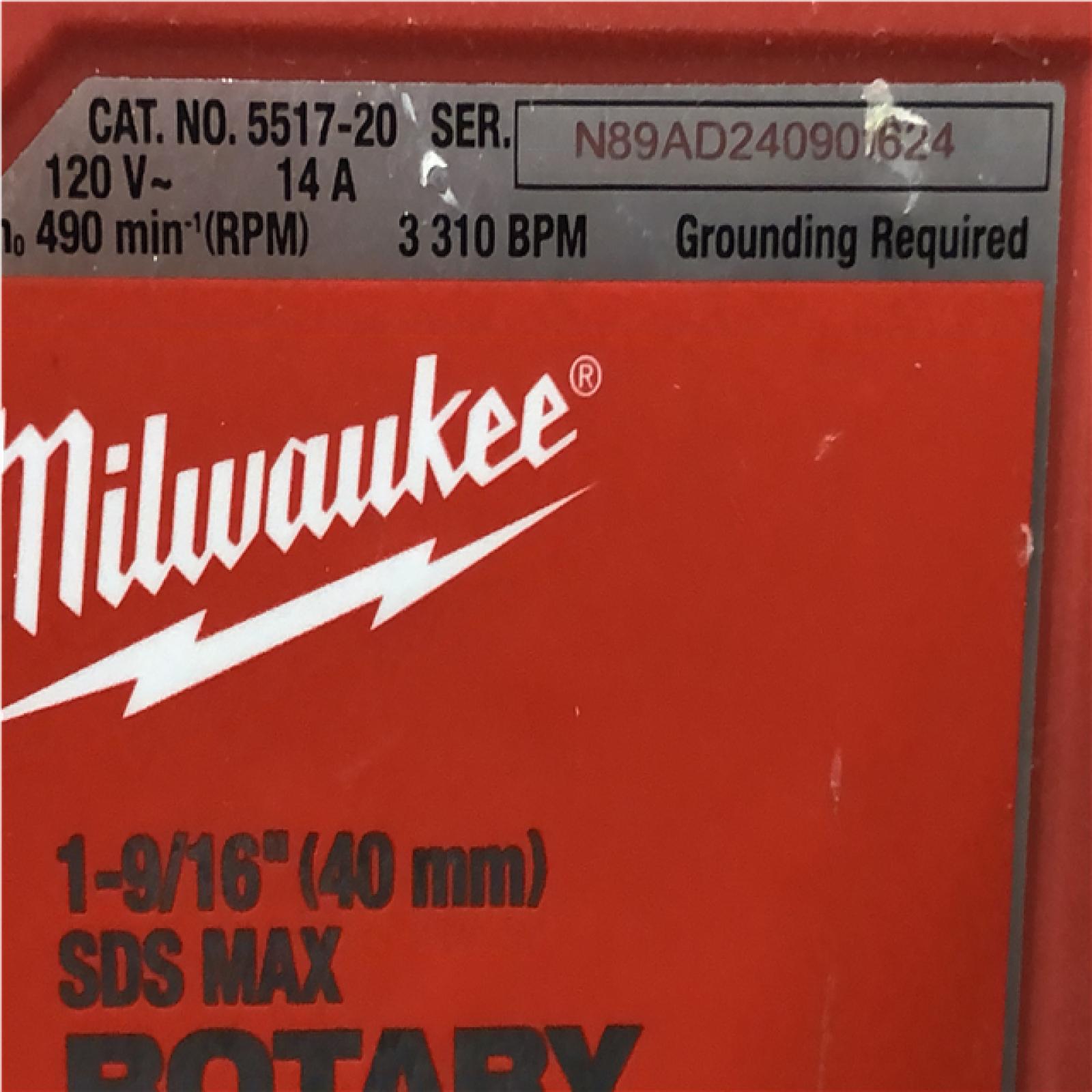 AS-IS Milwaukee 1-9/16 in. SDS-Max Rotary Hammer