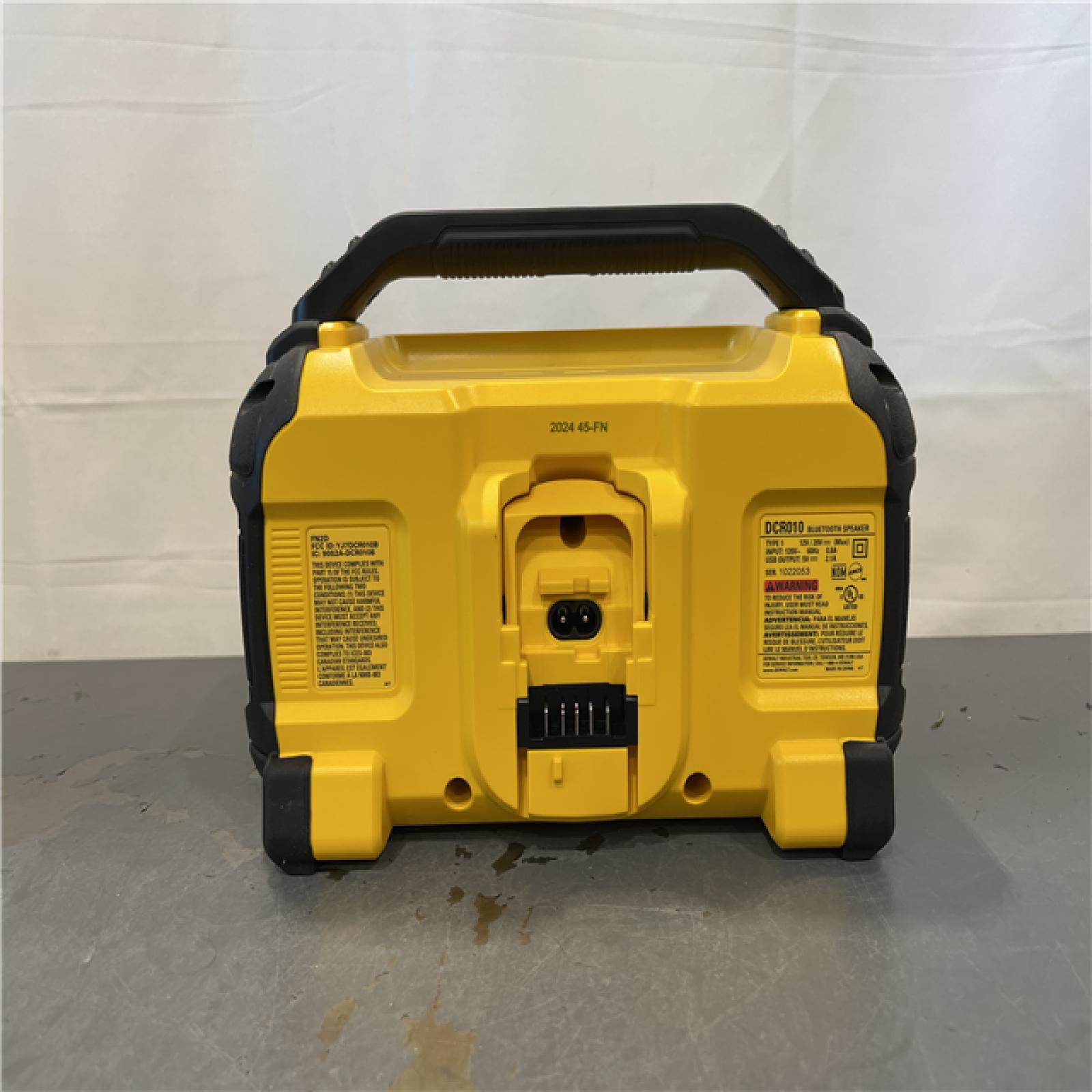 AS-IS - DeWalt 20V MAX Cordless Bluetooth Speaker